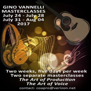 gino vannelli masterclasses