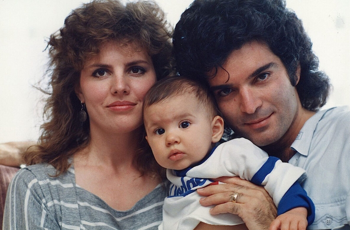 gino vannelli with anton and tricia vannelli in the late 1980s